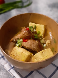 Foto resep Semur ayam tahu kecap