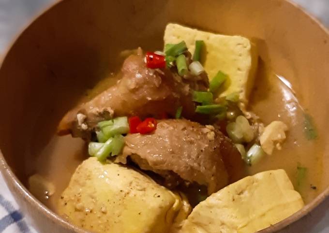 Semur ayam tahu kecap