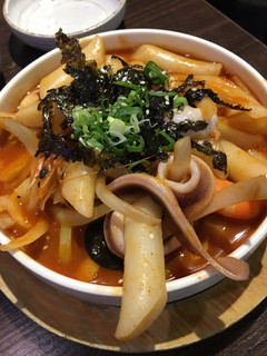 韓式海鮮辣炒年糕 的食譜成品照片