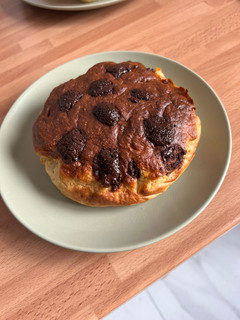 Una foto de Bizcocho fit vainilla con pepitas chocolate