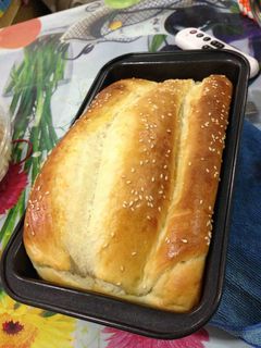 湯種法 ～ 面包机湯種排包 的食譜成品照片
