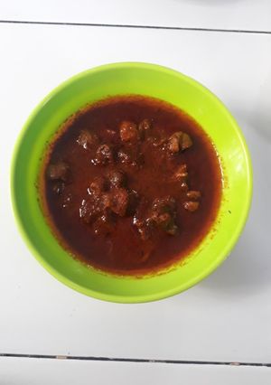 Foto resep Rendang hati ayam