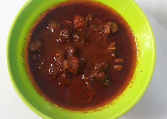 Anti Ribet, Bikin Rendang hati ayam Bunda Pasti Bisa