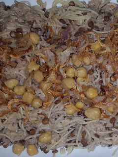 صورة لوصفة كشري بطريقتي