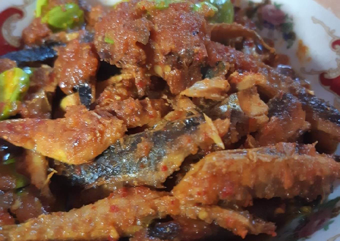 Pindang tuna+pete bumbu rica2