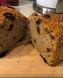 Pan de Avena y Pasas(sin amasado)