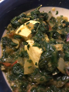 A picture of Homestyle Palak Paneer.