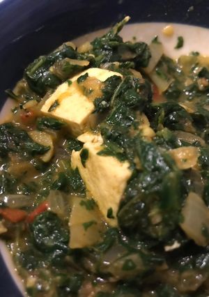 A picture of Homestyle Palak Paneer.