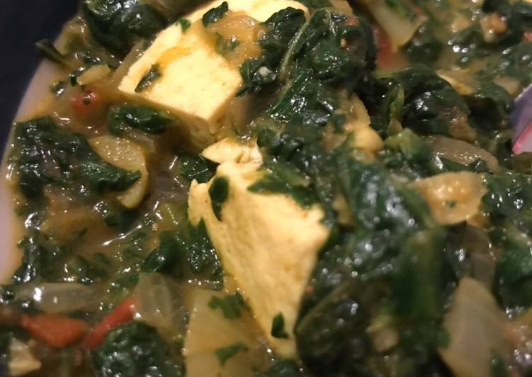 Homestyle Palak Paneer