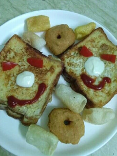 A picture of Pudina bread toast.
