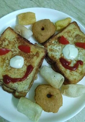 A picture of Pudina bread toast.
