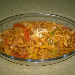 Wheat noodle pasta A picture of Wheat noodle pasta.