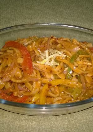 A picture of Wheat noodle pasta.