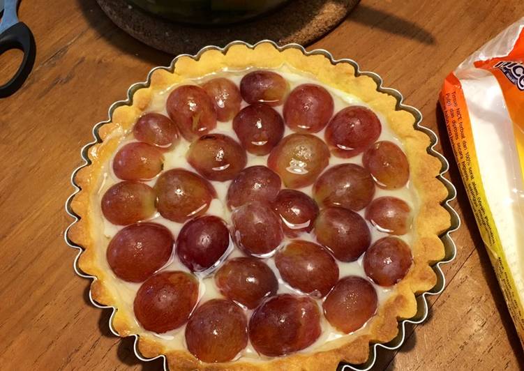 Cara membuat Pie Buah My Vla Vanilla  yang Lezat