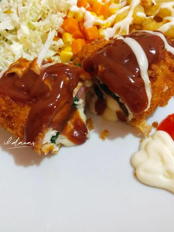 Recipe Chicken Pakcoy Cordon Bleu the Delicious Can spoil the tongue