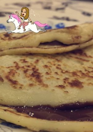 صورة لوصفة كريب النوتيلا 👏❤️