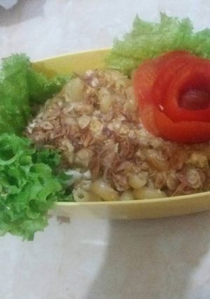 Foto resep Seblak makaroni telor asin