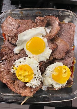 Una foto de Bifes a la Plancheta