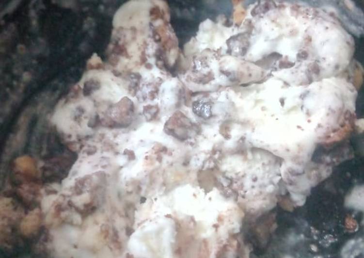 Recipe of Homemade Cream and cookies