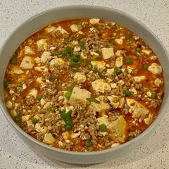 A picture of Mapo tofu.