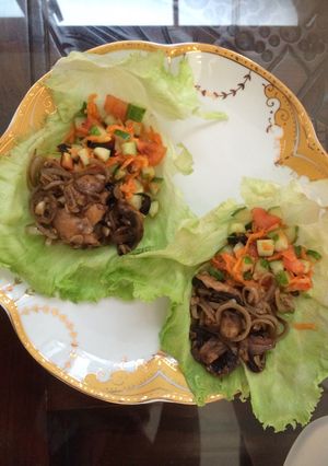 Foto resep Lettuce wrap - vegetarian