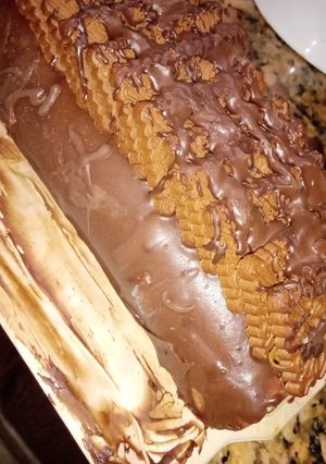 Una foto de Arrollado chocotorta