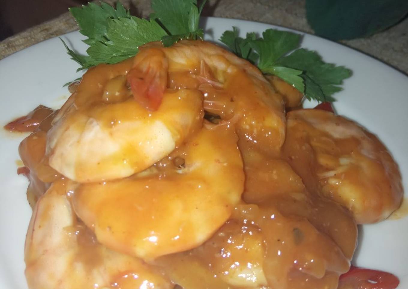 Udang asam manis