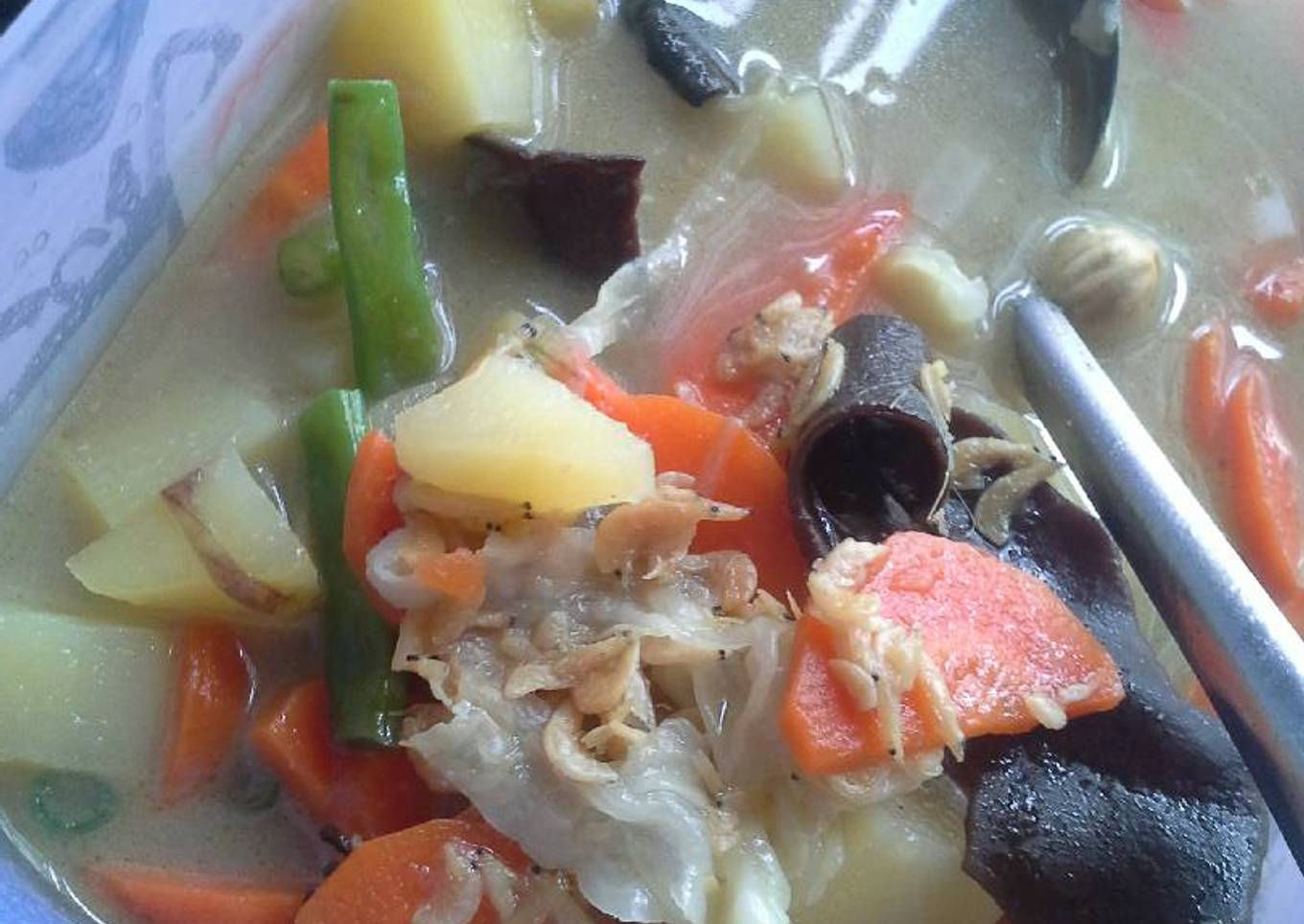 Sayur sop udang rebon