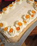 Пляцок з маком і апельсиновим курдом