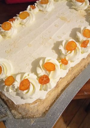 Фото Пляцок з маком і апельсиновим курдом.
