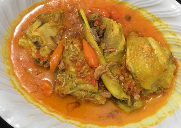 Resep Gulai ayam pedas, Enak Banget