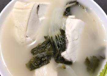 Easy Making Recipe Fish Soup with Tofu Delicious Nutritious