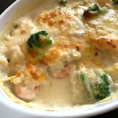 Creamy Prawns & Pasta Bake A picture of Creamy Prawns & Pasta Bake.