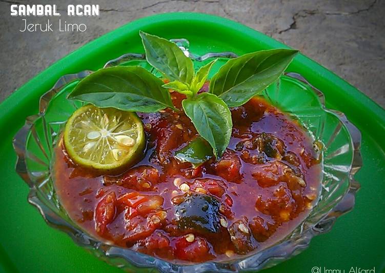 Resep Sambal Acan Jeruk Limo, Sempurna