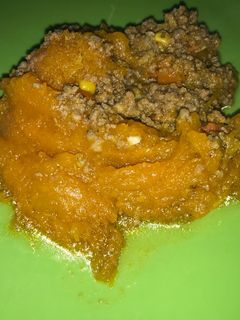 Una foto de Zapallo relleno con carne
