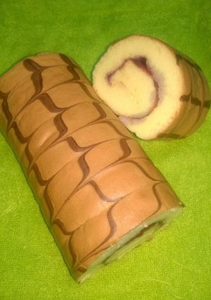 Hình của món Bông lan cuộn.