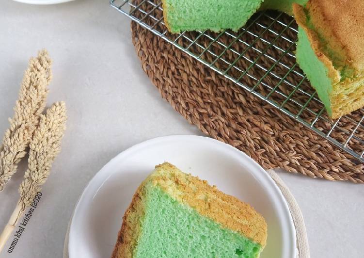 Pandan Chiffon Putih Telur