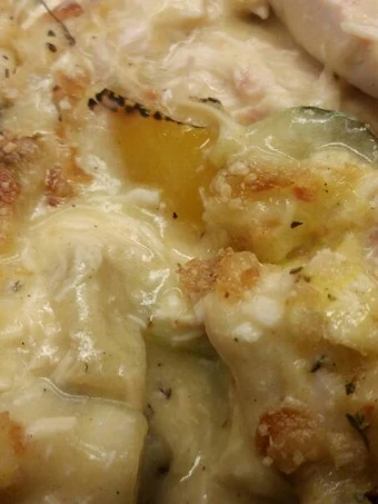 Easy Steps Make Recipes Creamy Chicken &amp; Ratatouille Casserole the Delicious Delicious.