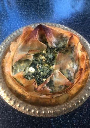 Une photo de Tourte épinards / feta,comme en Grèce