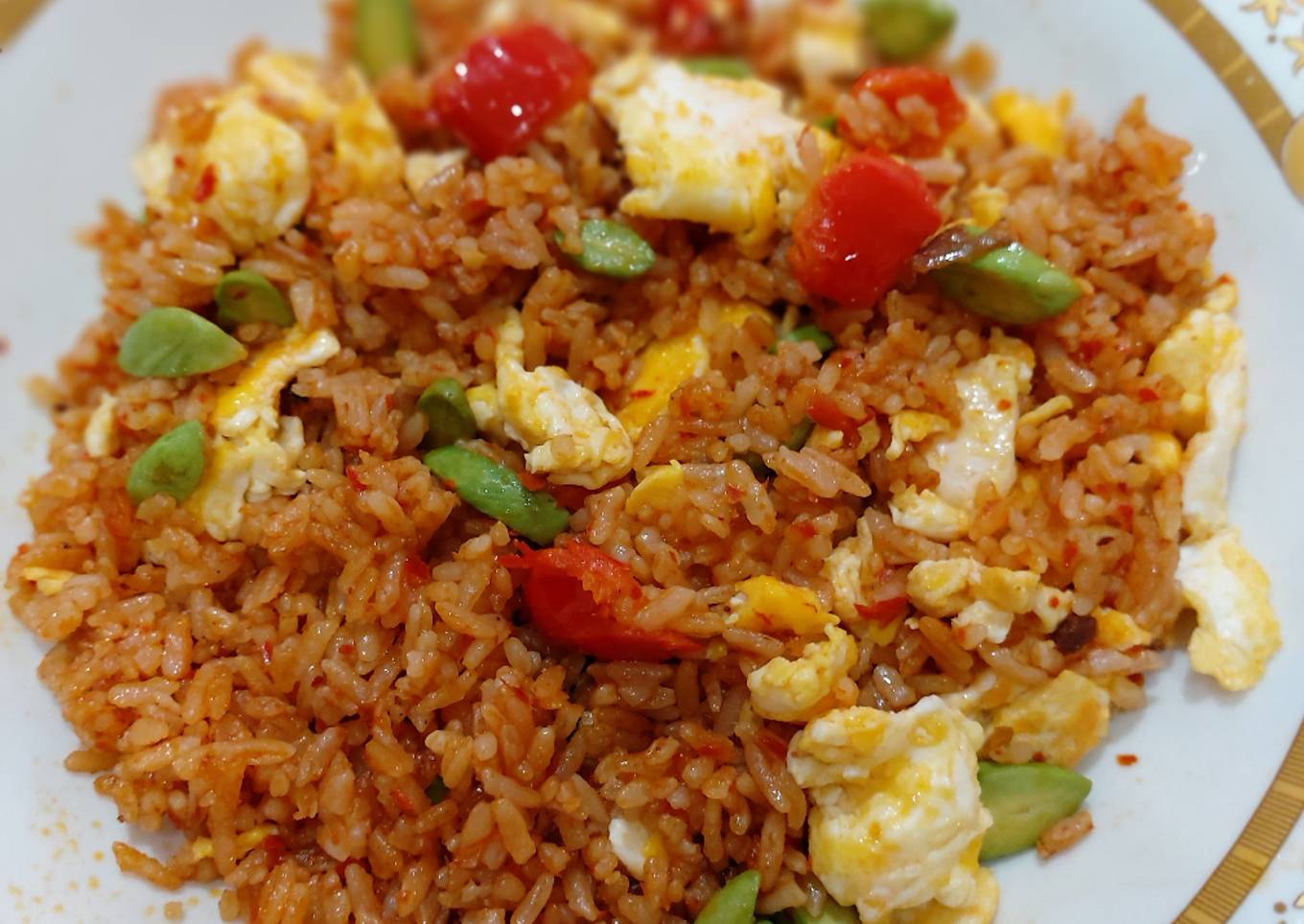 Nasi Goreng Pete Pedas