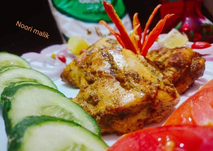 Recipe of Any-night-of-the-week Green_Cream_Tikka_boti