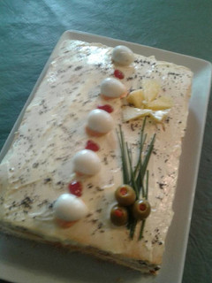 Una foto de Torta salada inspirada