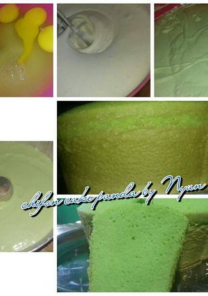 Foto resep Chifon cake pandan ala nyun