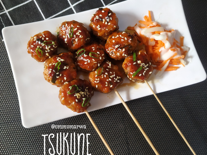 Ini dia! Resep gampang membuat Tsukune (Japanese Meatballs) yang nikmat