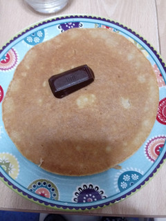 Una foto de Tortita con leche espelta