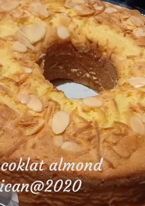 Foto resep Marmer coklat almond