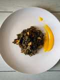 Arroz negro con choco