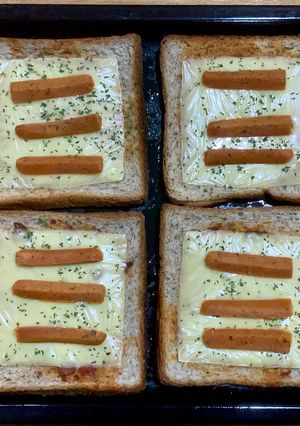 Foto resep Pizza Roti Tawar (Pizza Toast) ala Mama3KIA