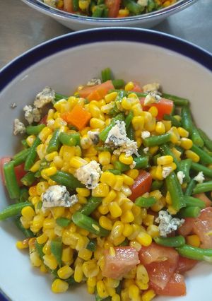 Una foto de Ensalada de cocida con Roquefort