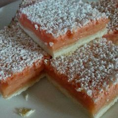 A picture of Strawberry lemonade bars.